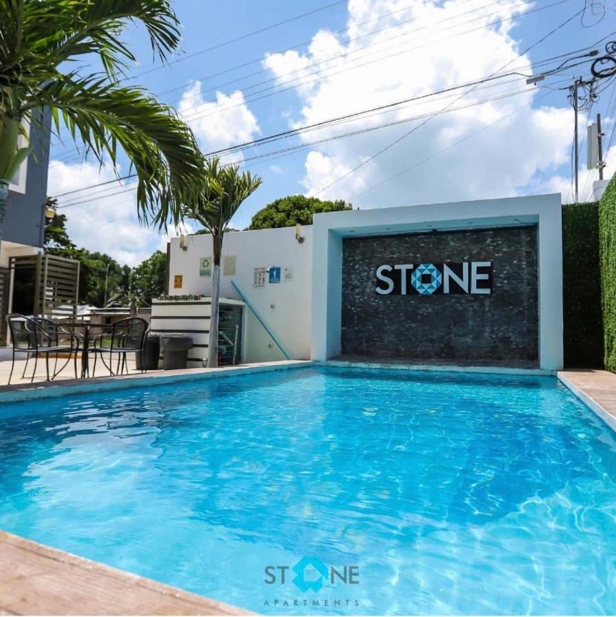 Stone Aparments Hotel Bacalar Esterno foto