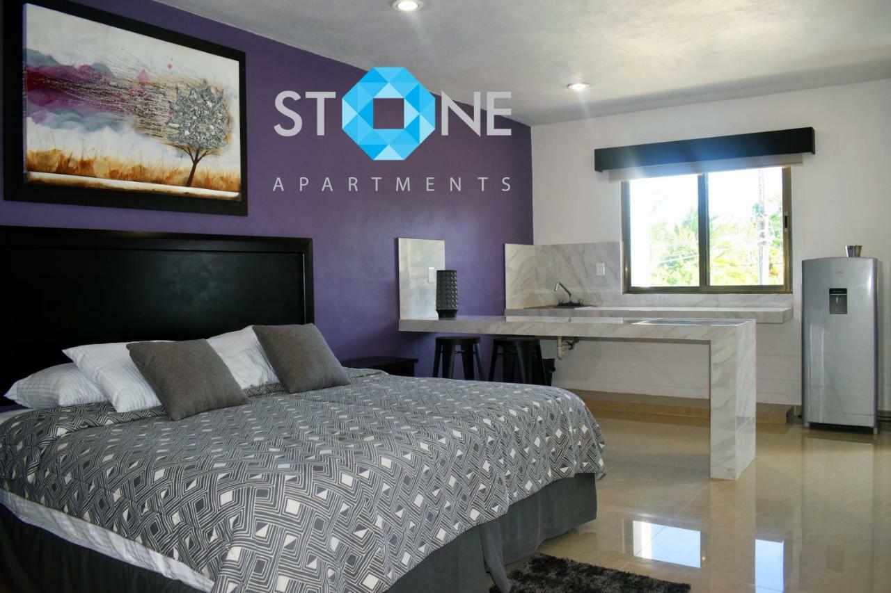 Stone Aparments Hotel Bacalar Esterno foto